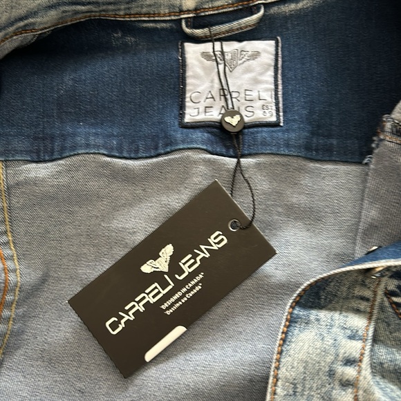 Carrillo Jean jacket with silver sequins and fake diamond buttons, so fun - Picture 8 of 8